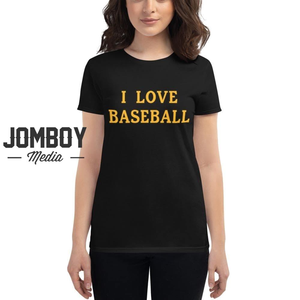 I Love Baseball | Pirates | Women's T-Shirt - Jomboy Media