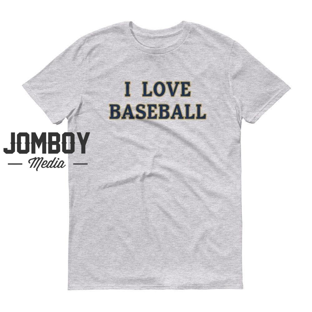 I Love Baseball | Brewers | T-Shirt - Jomboy Media