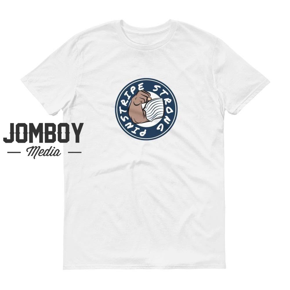Pinstripe Strong | T-Shirt - Jomboy Media