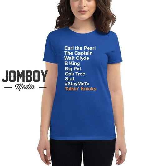 Knicks Legends List | Women's T-Shirt - Jomboy Media