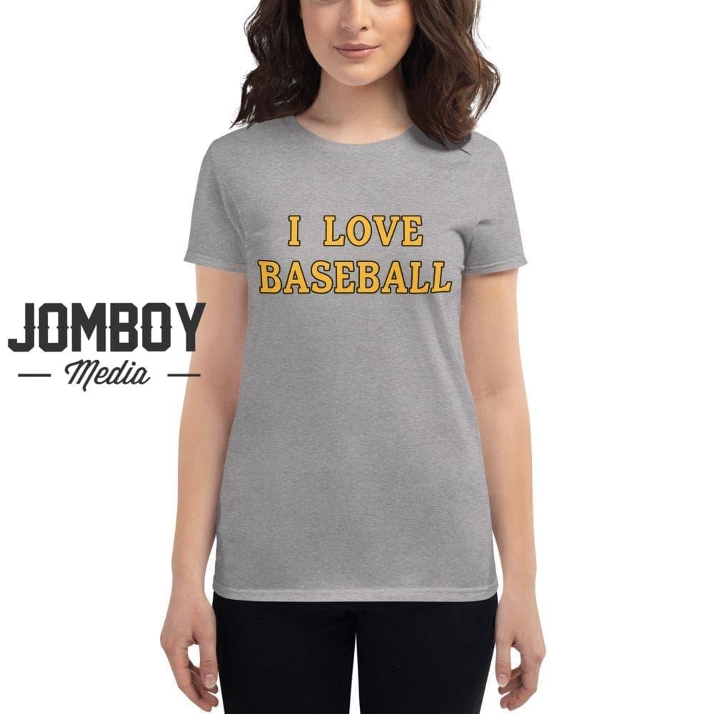 I Love Baseball | Pirates | Women's T-Shirt - Jomboy Media