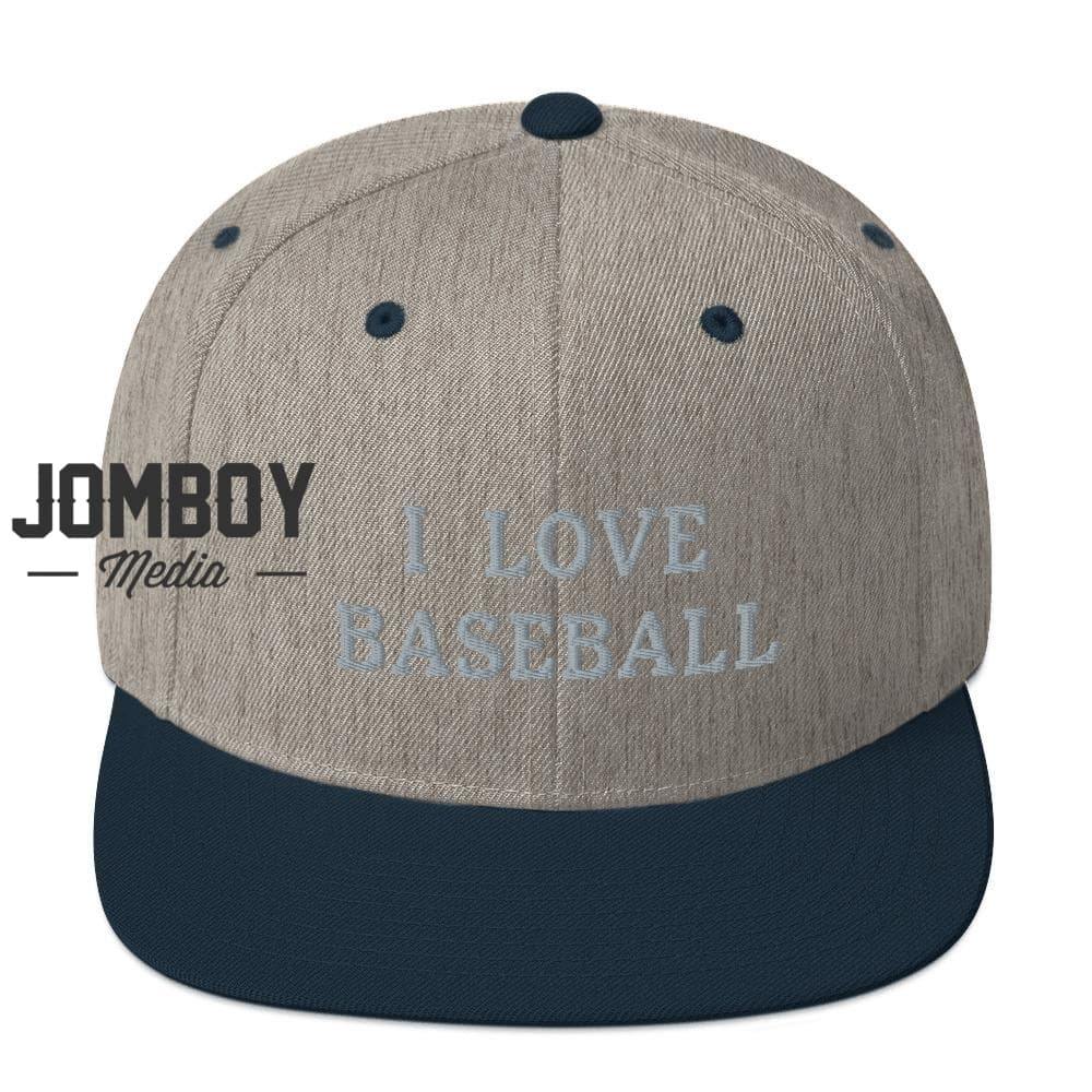 I Love Baseball | Snapback Hat - Jomboy Media