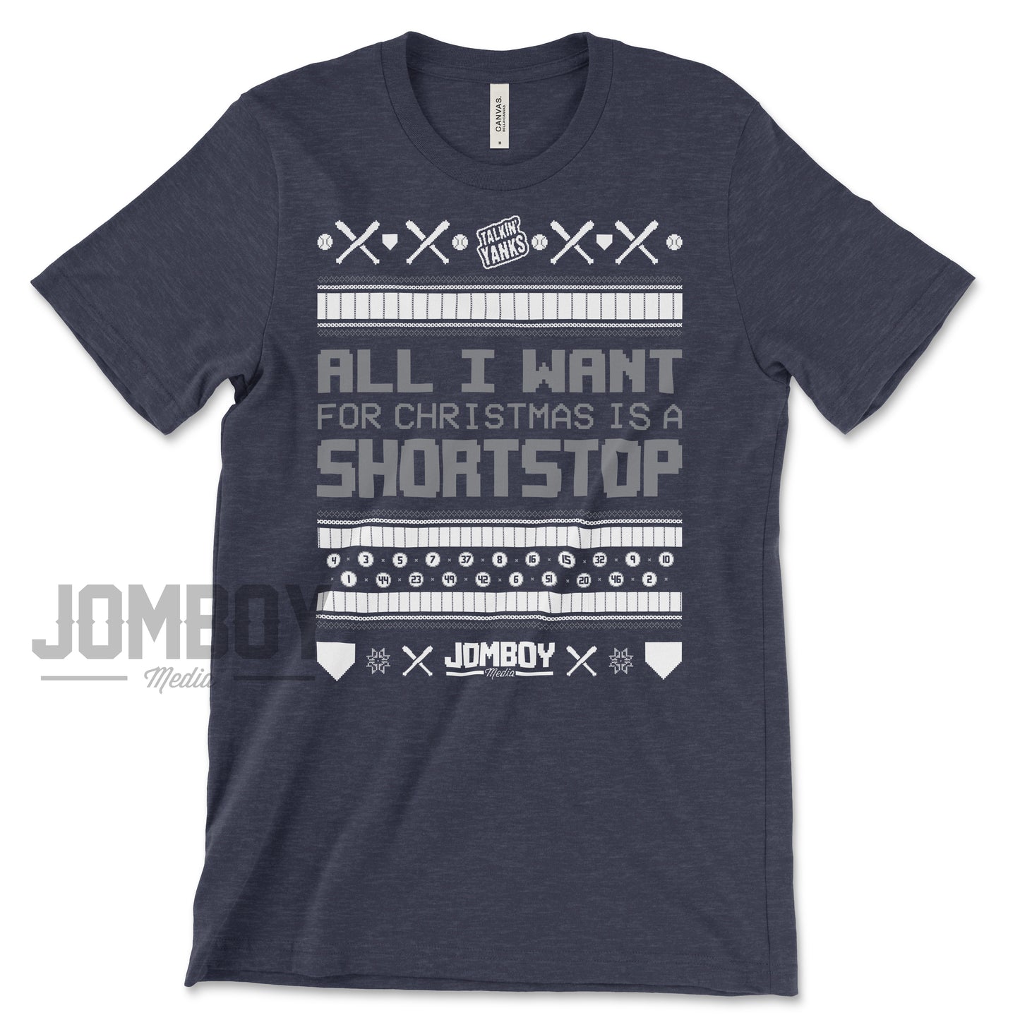 All I Want For Christmas Is A Shortstop | Yanks | T-Shirt