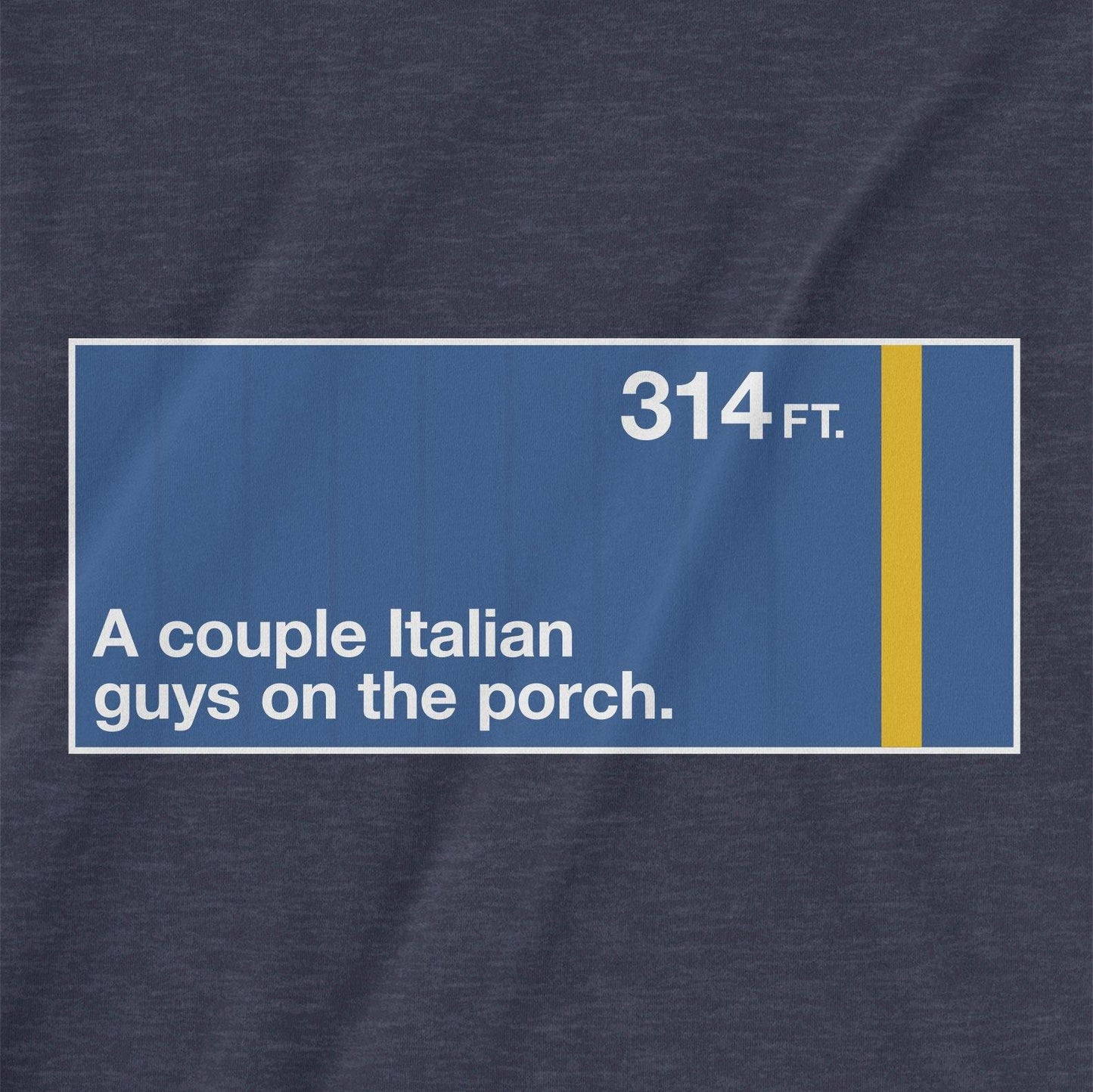 Italian Guys On The Porch | T-Shirt - Jomboy Media
