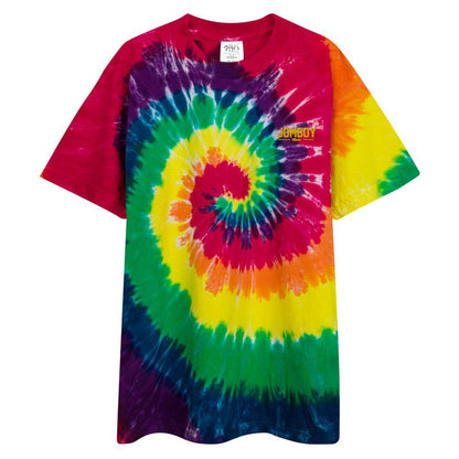 Jomboy Media | Embroidered Tie-Dye T-Shirt - Jomboy Media