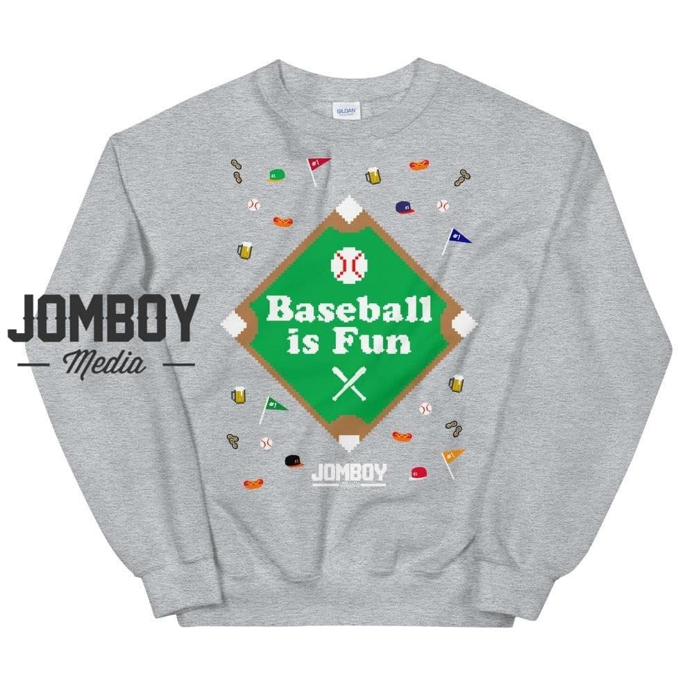 Baseball Is Fun | Winter Sweater - Jomboy Media