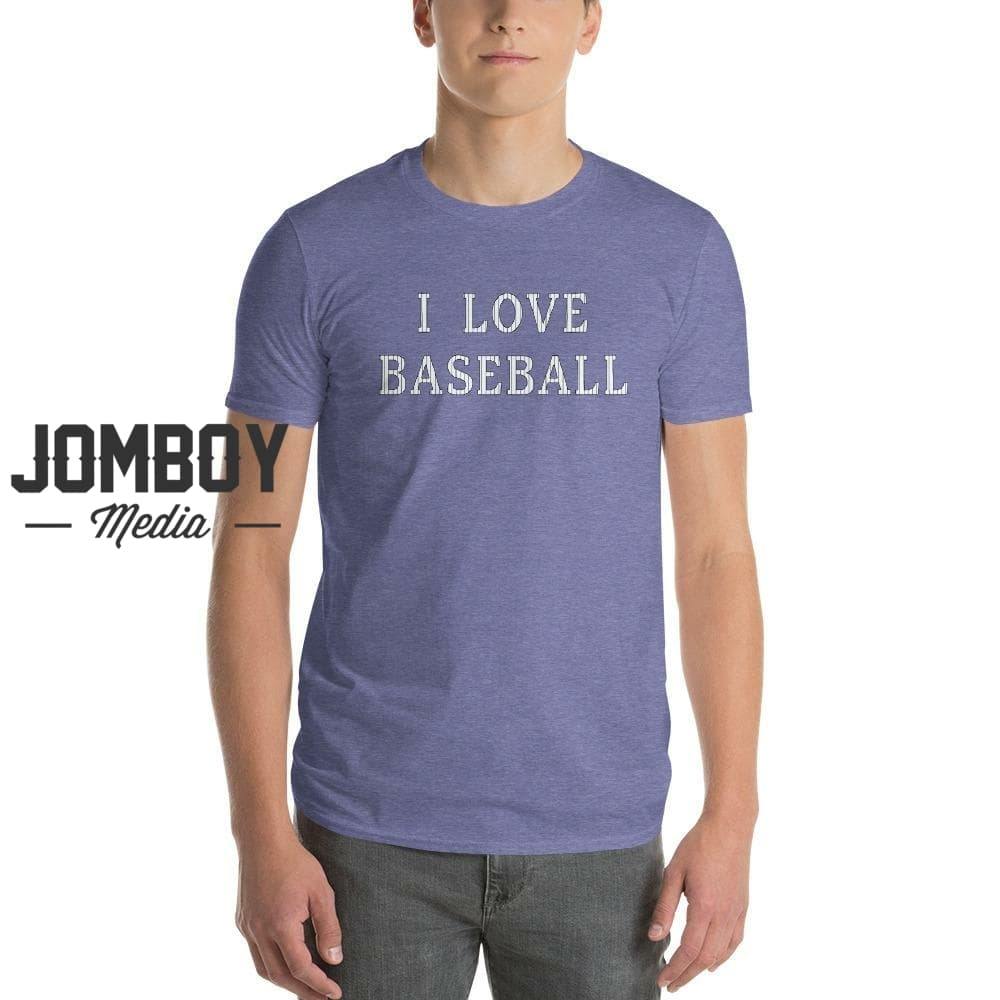 Jomboy Media I Love Baseball | Yankees | Women's T-Shirt Navy / L