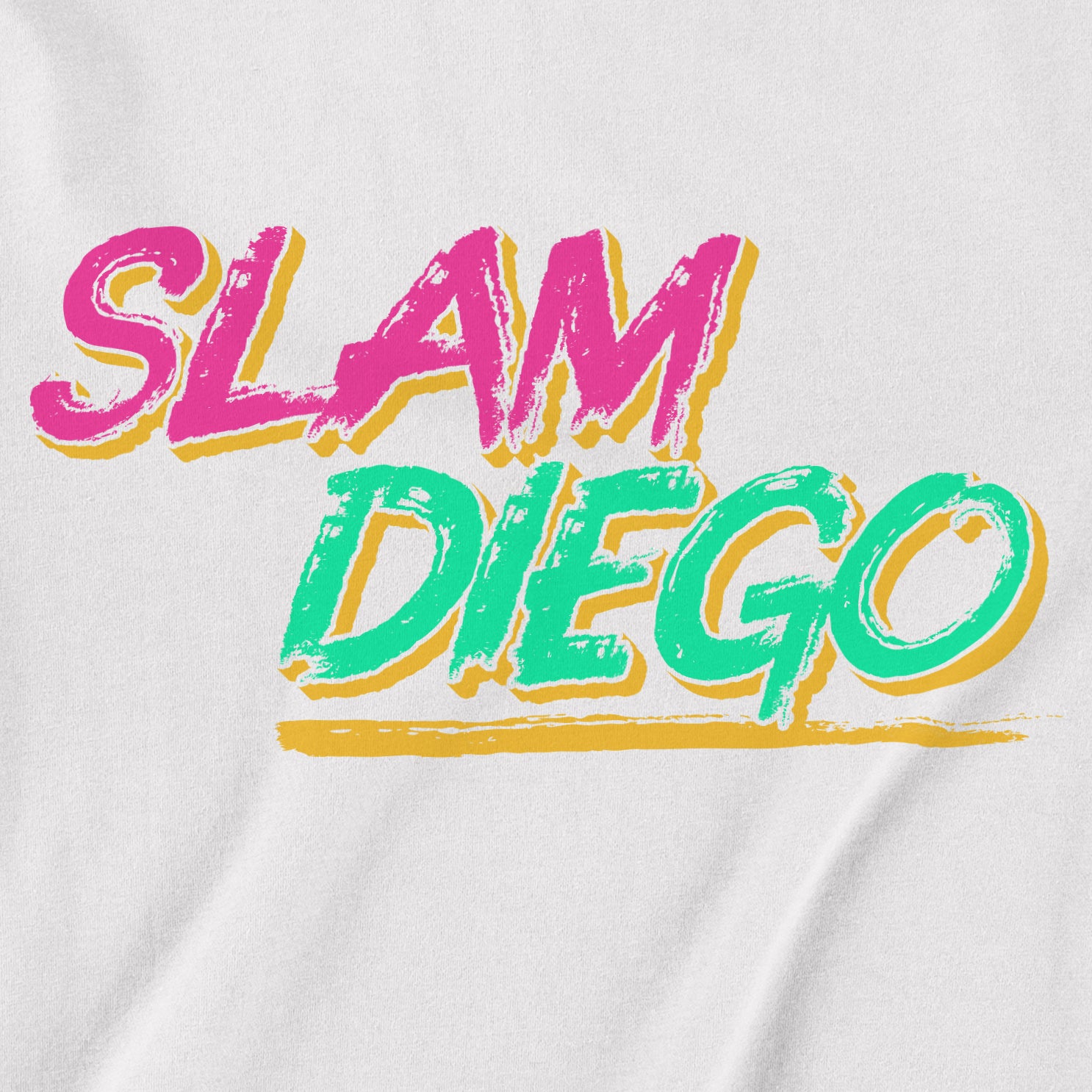 Slam Diego | T-Shirt | San Diego | Jomboy Media White / 2XL