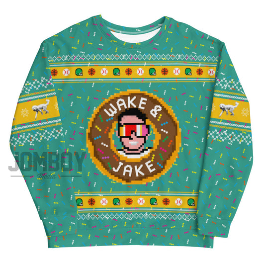Wake n Jake | Holiday Sweater - Jomboy Media