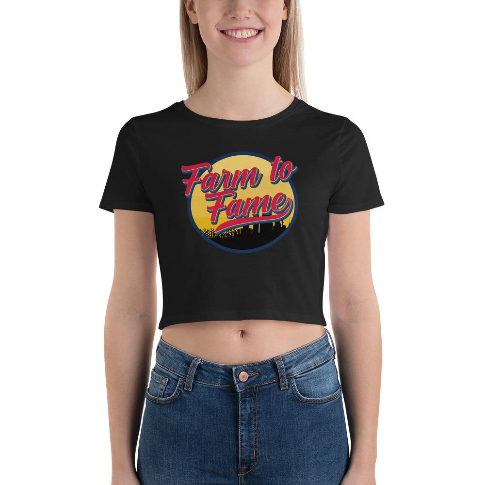 Farm To Fame Logo | Crop T-Shirt - Jomboy Media