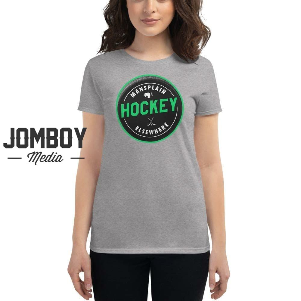Mansplain Hockey Elsewhere | Women's T-Shirt - Jomboy Media