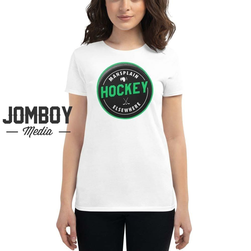 Mansplain Hockey Elsewhere | Women's T-Shirt - Jomboy Media