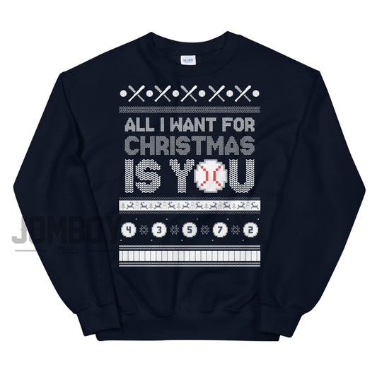 All I Want For Christmas Is You | Yanks | Holiday Sweater - Jomboy Media